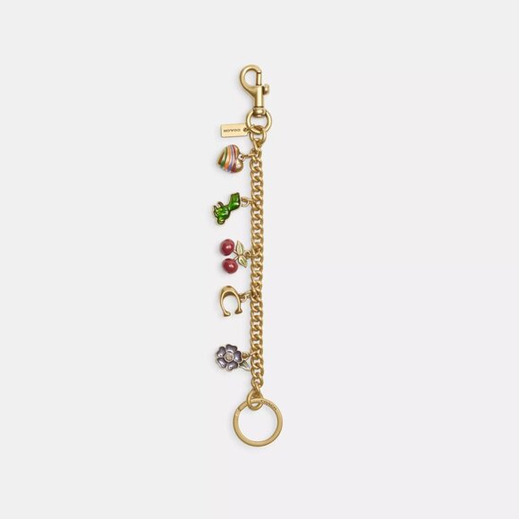 Coach Motif Chain Bag Charm - Picture 2 of 4